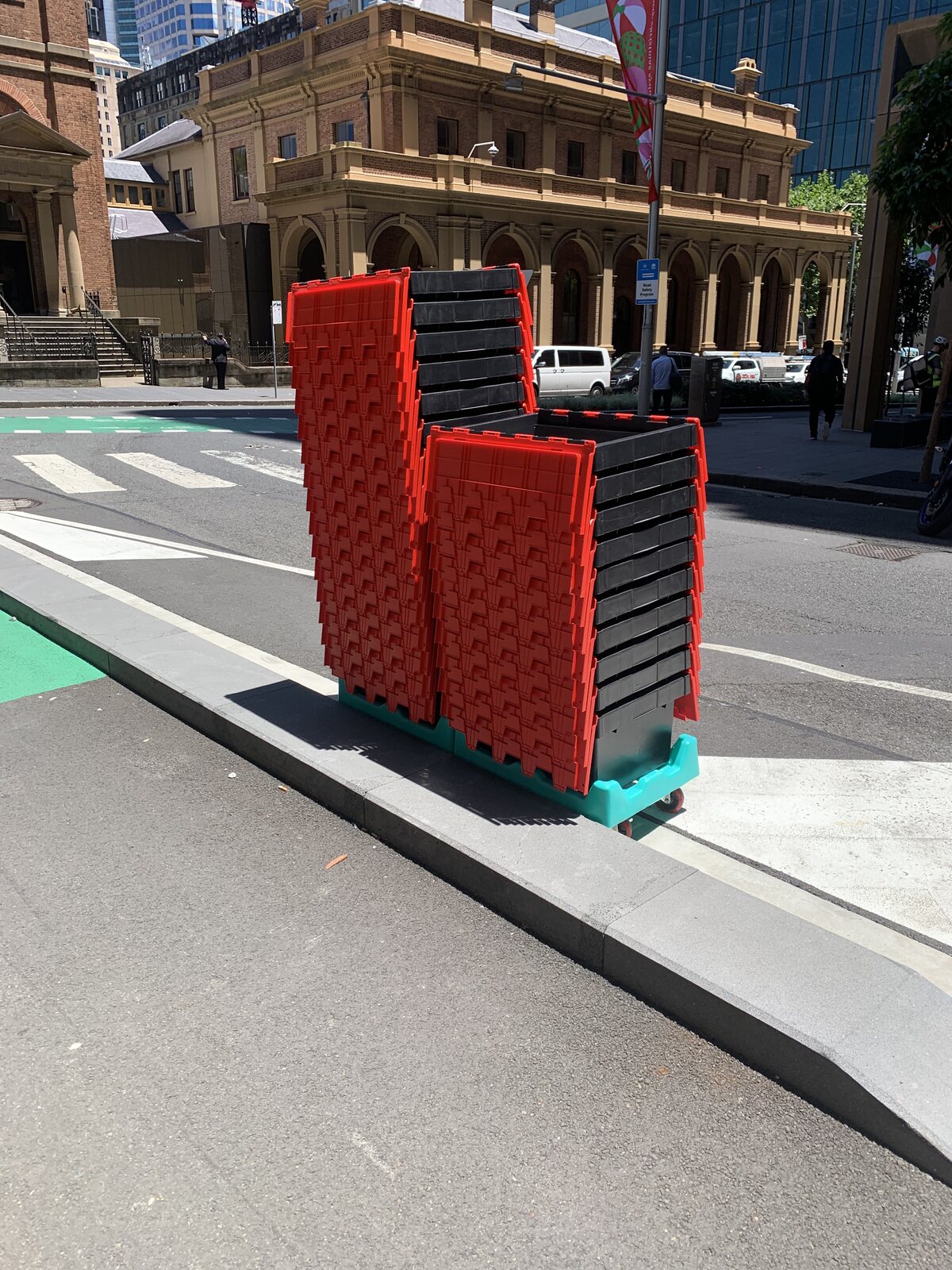40 reusable packing crates for a two-bedroom move in Sydney